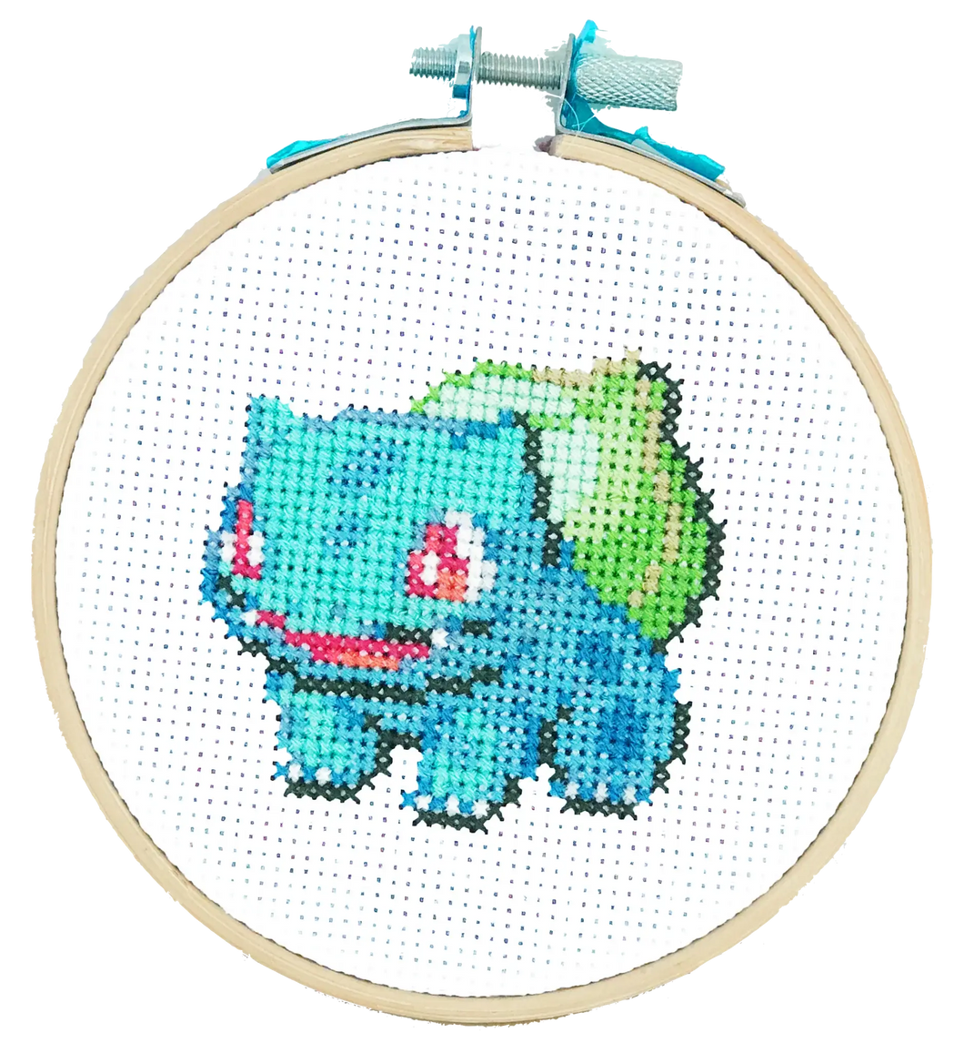 Bulbasaur - DIY Cross Stitch Kit