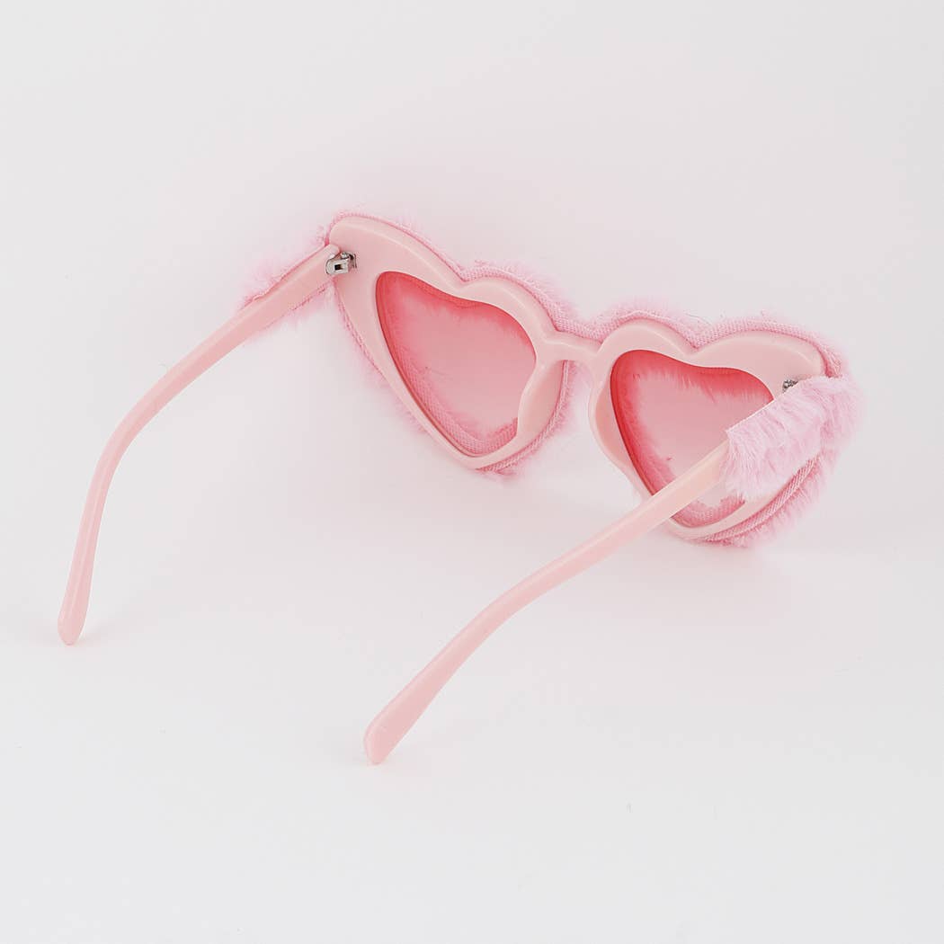 Fur Heart Sunglasses