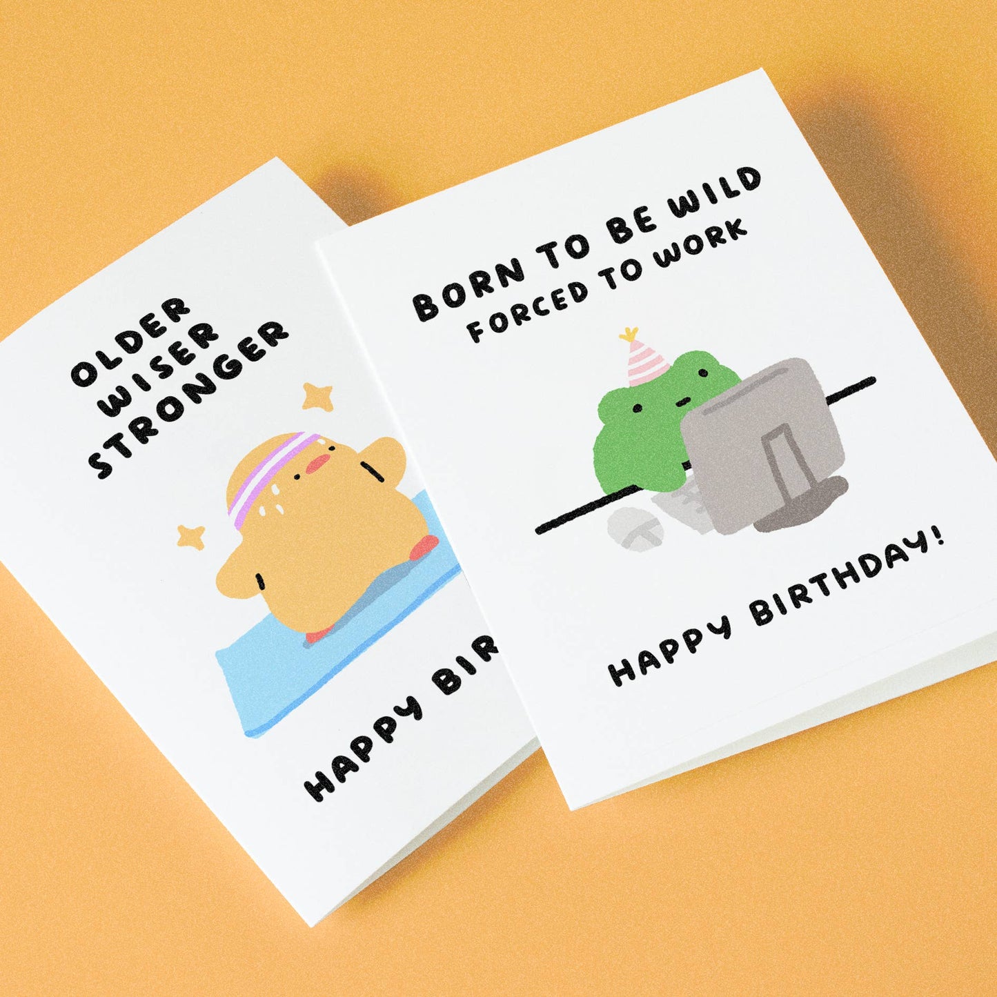 Older Wiser Stronger – Uplifting Birthday Card