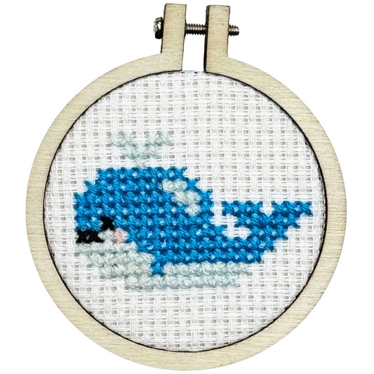 'Whale Done!' Mini Matchbox Cross Stitch Kit