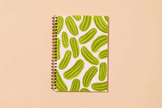 Pickles A5 Letterpress Spiral Notebook Valentines Day Gift Mothers Day