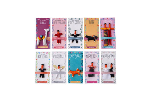 Live Happy Personalised Worry Doll - Front & Company: Gift Store