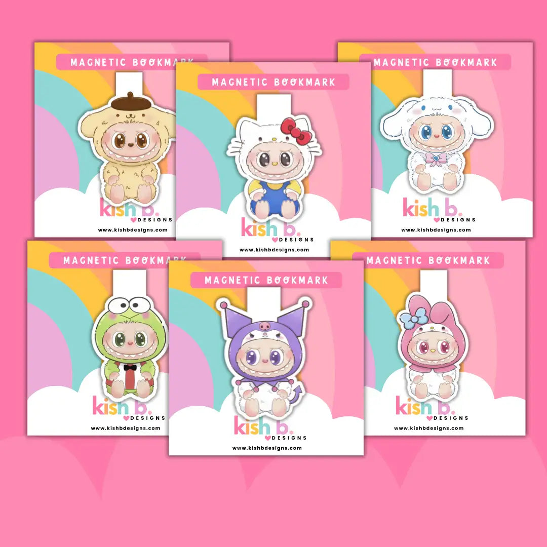 Hello Monsters| Magnetic Bookmark