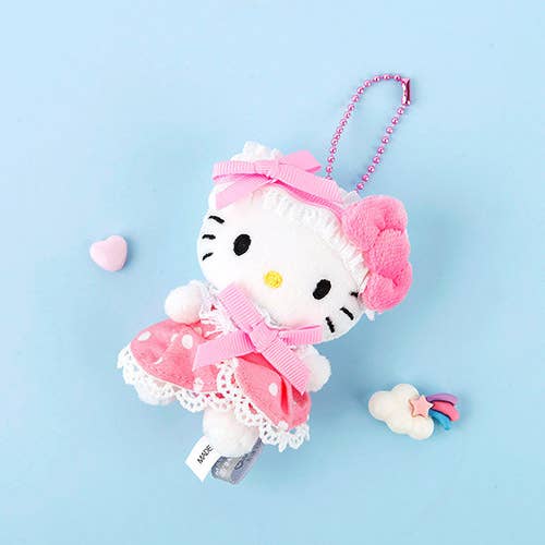 Sanrio Maid Costume Bag Charm Plush Key Chain