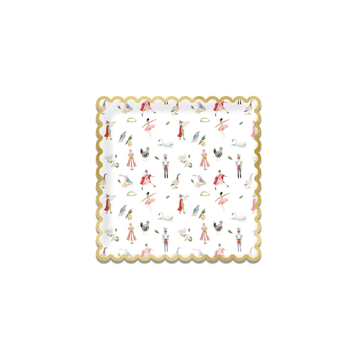 DAY1041 - 12 Days Of Christmas Scatter Pattern Paper Plate