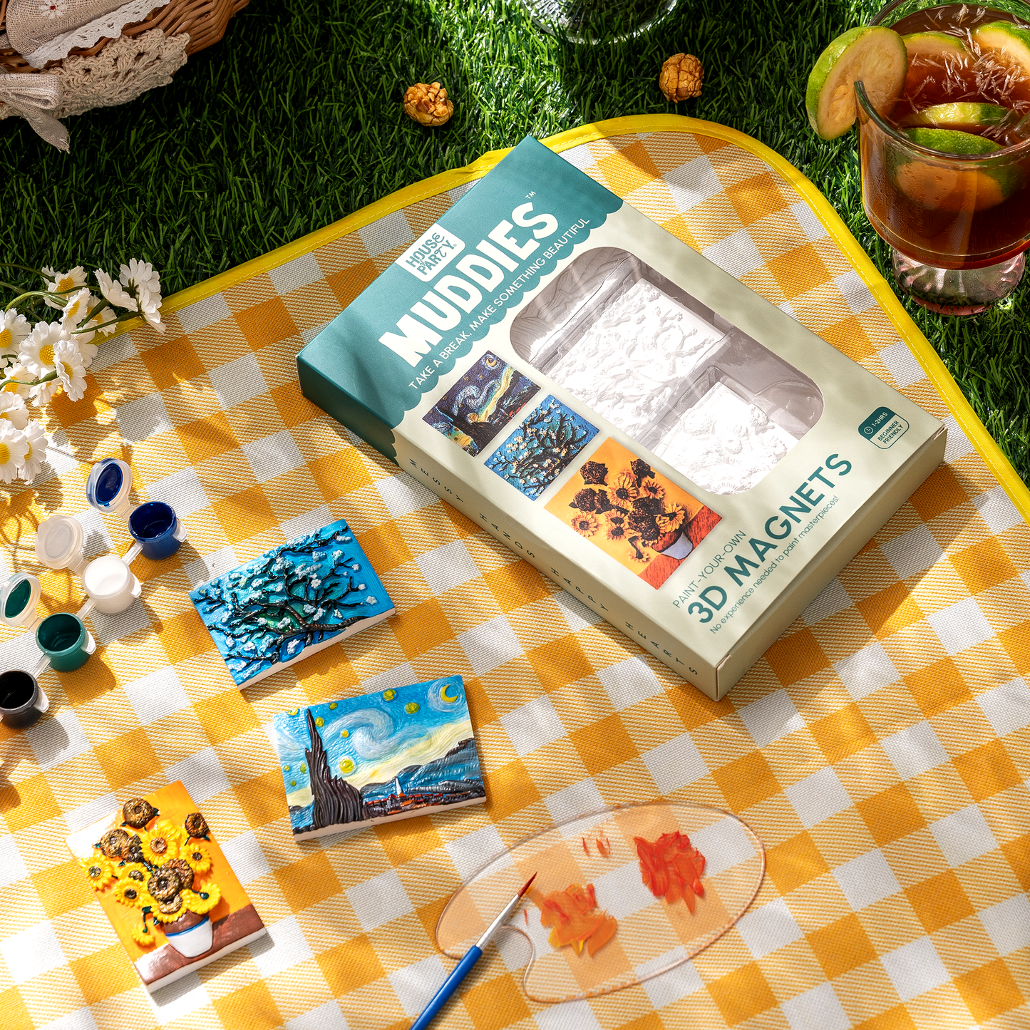 Muddies™ 3D Magnet Painting Kit — Van Gogh’s Masterpieces