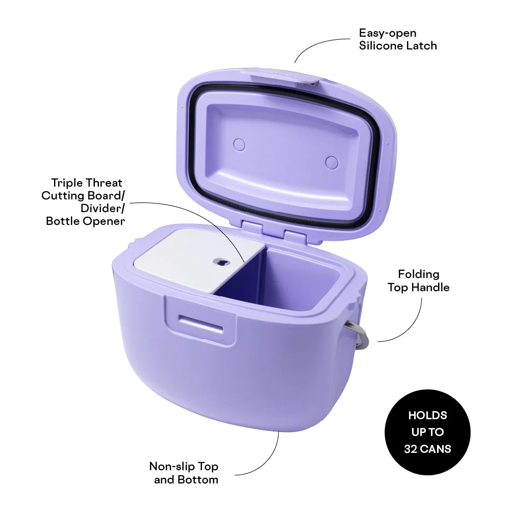 Corkcicle Gloss Lilac - CHILLPOD 25 QUART HARD COOLER