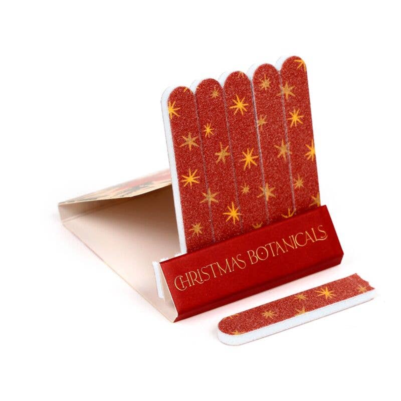 XNAIL166:Christmas Botanicals Matchbook Nail File