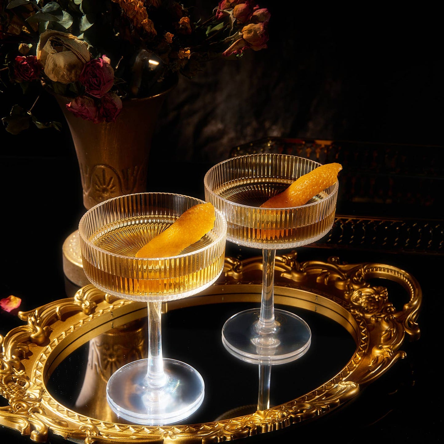 Acrylic Unbreakable Crystal Coupe Glasses