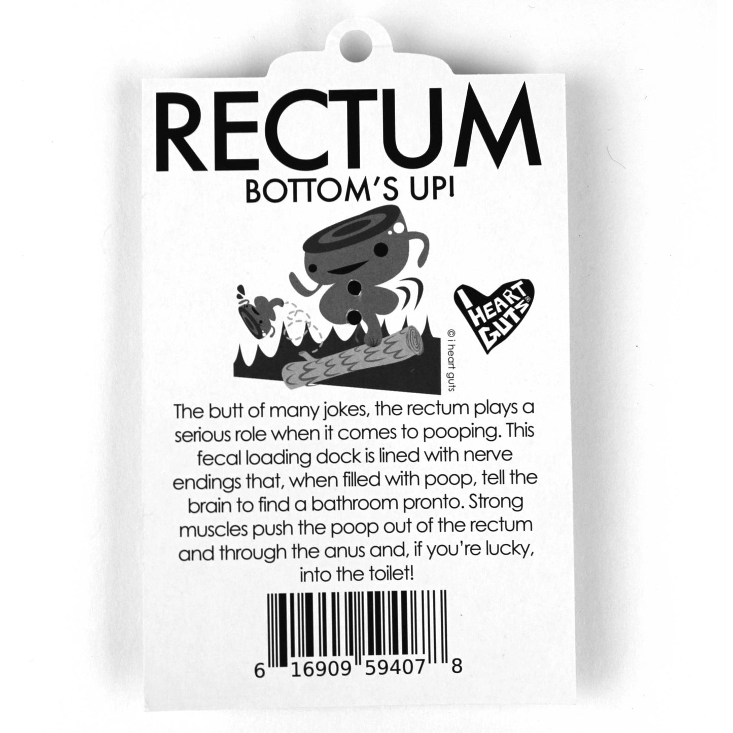 Rectum Keychain - Bringing Up the Rear