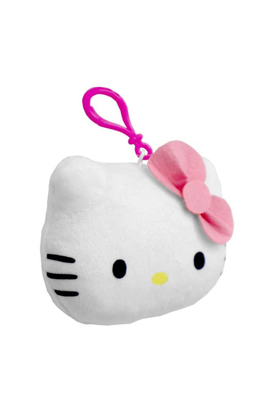 Hello Kitty Plush Head Coin Purse/ Keychain