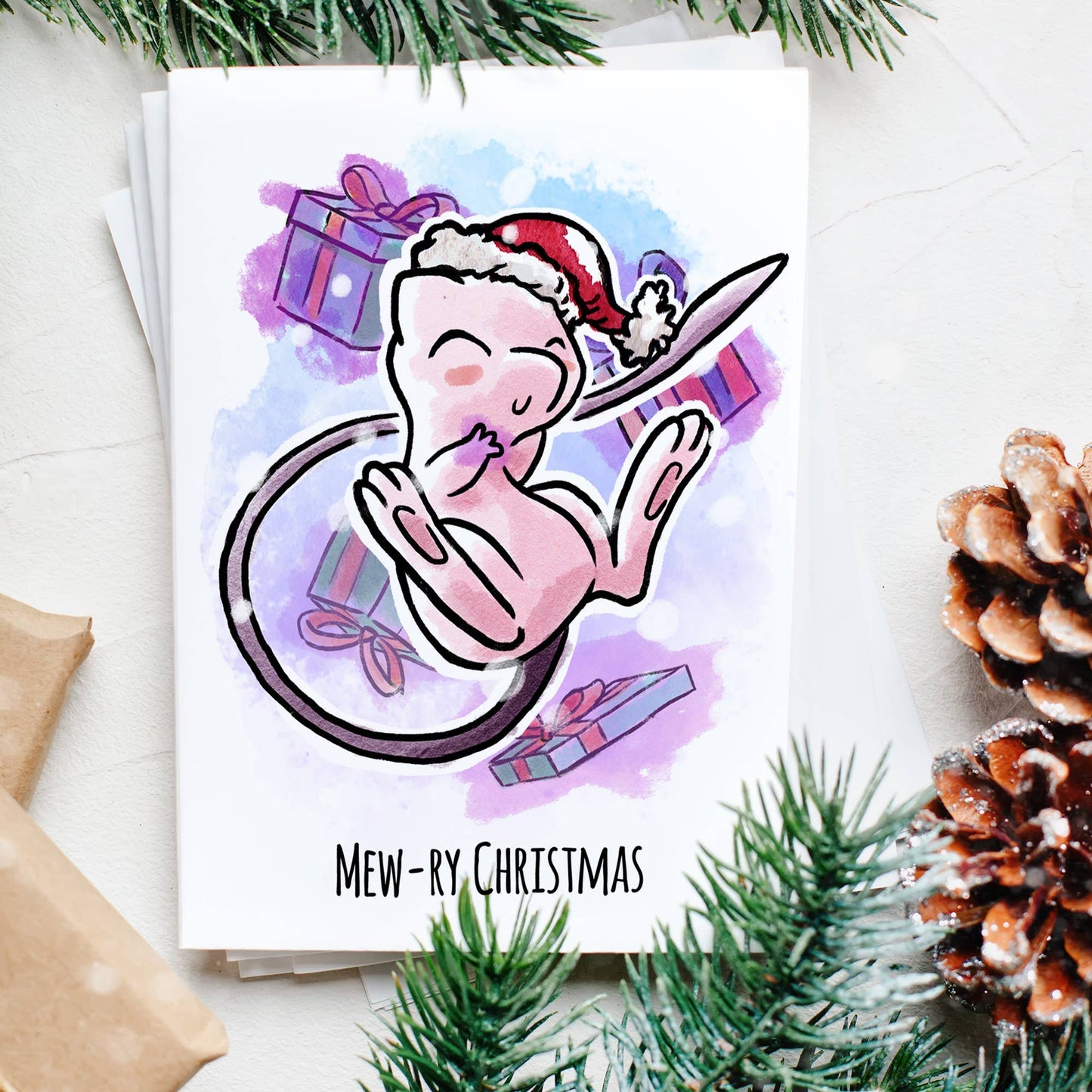 "Mew-ry Christmas" - Creature Trainer, Animated Holiday Card