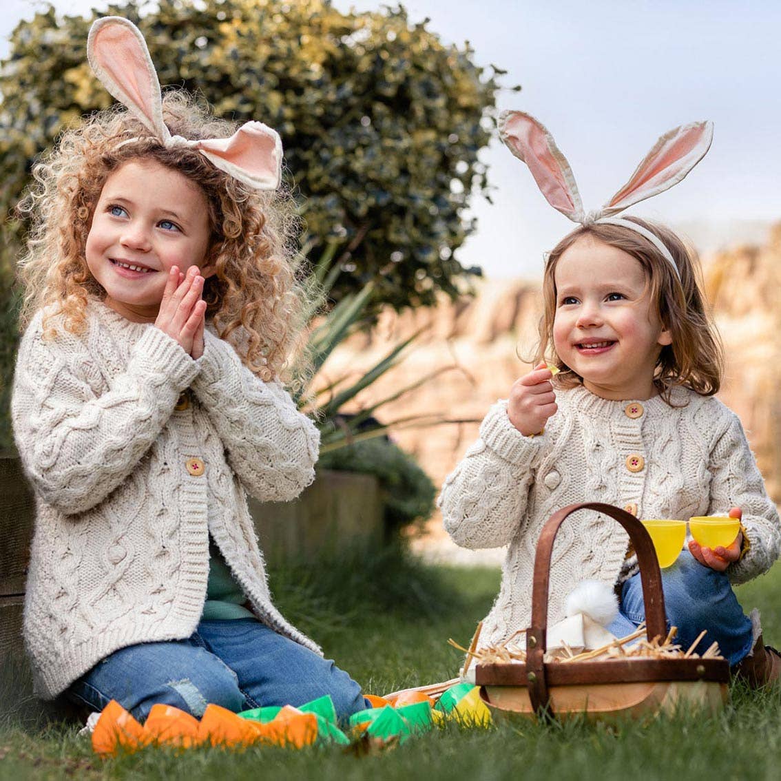 Fabric Dress Up Pink Bunny Ears | Easter Dress Up |