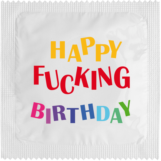 Happy Fucking Birthday - High-Quality Condoms