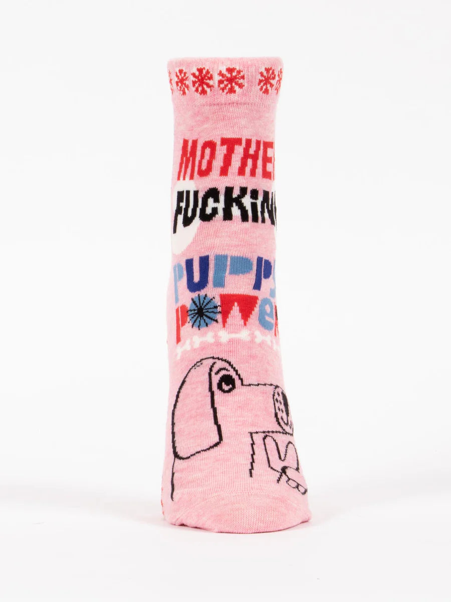 MF'in Puppy Power Ankle Socks