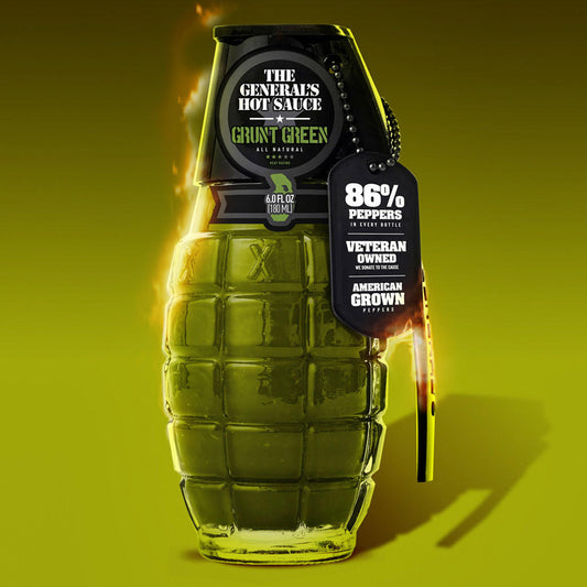 Grunt Green - Cayenne Pepper Hot Sauce, 180ml