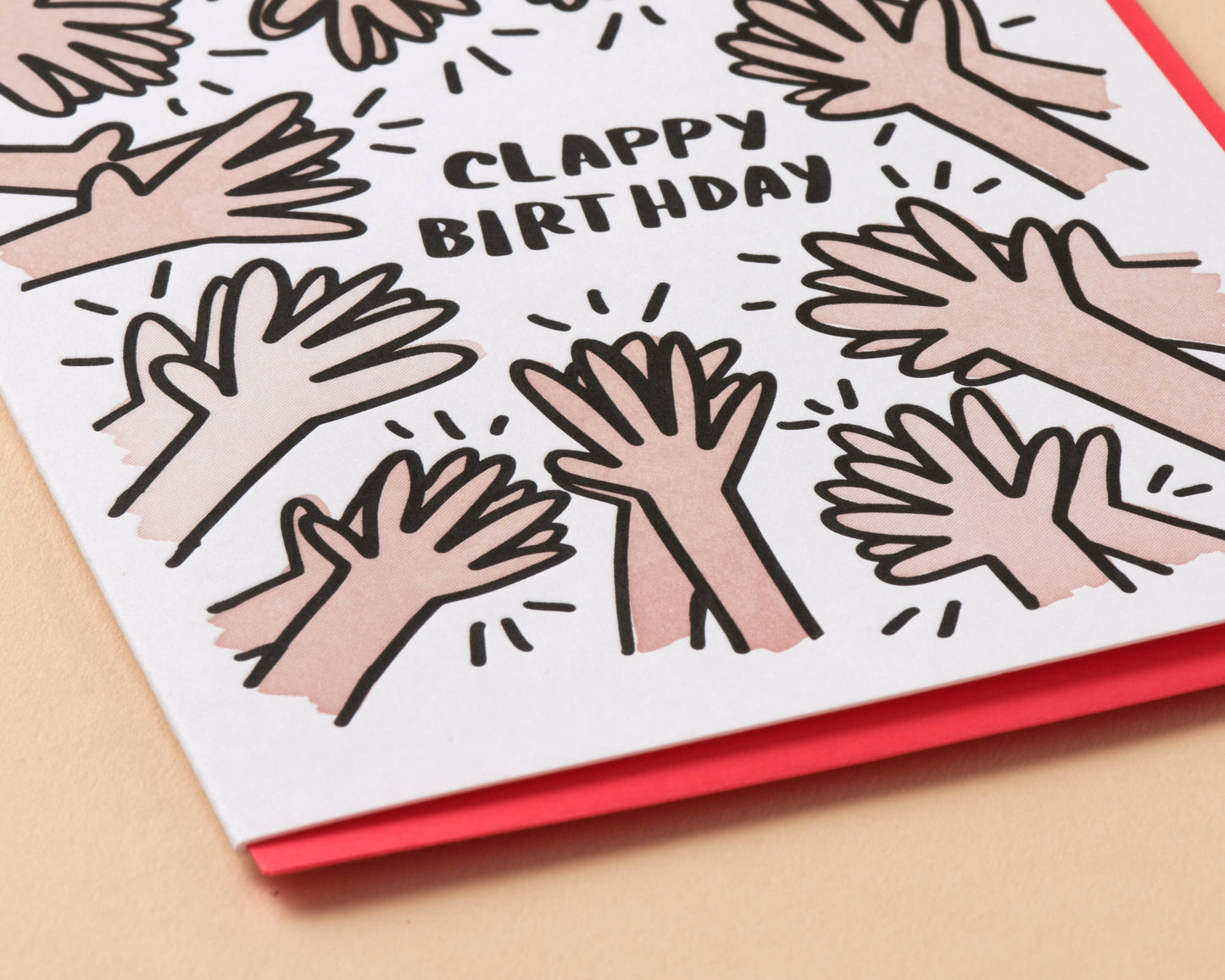 Clappy Birthday Letterpress Greeting Card