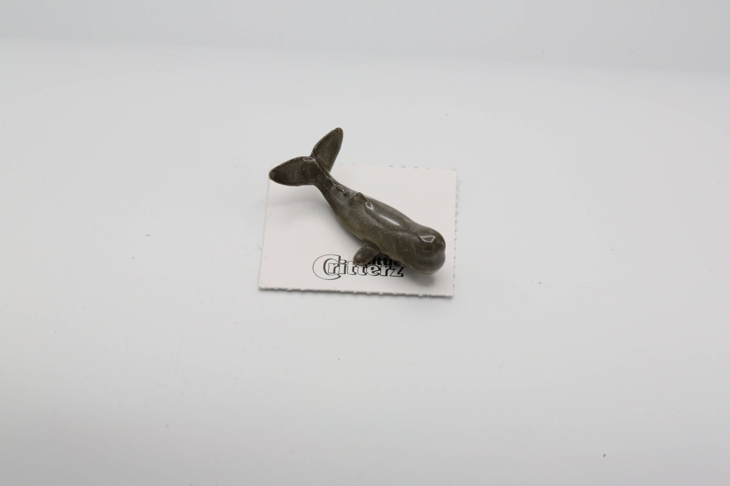 Moby Sperm Whale Porcelain Miniature