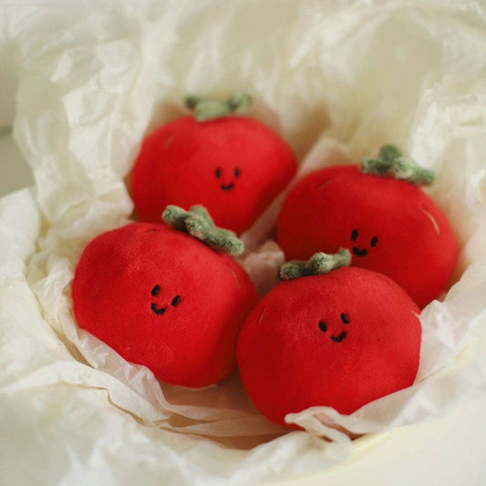 Daily White | Tomato Plush Charm