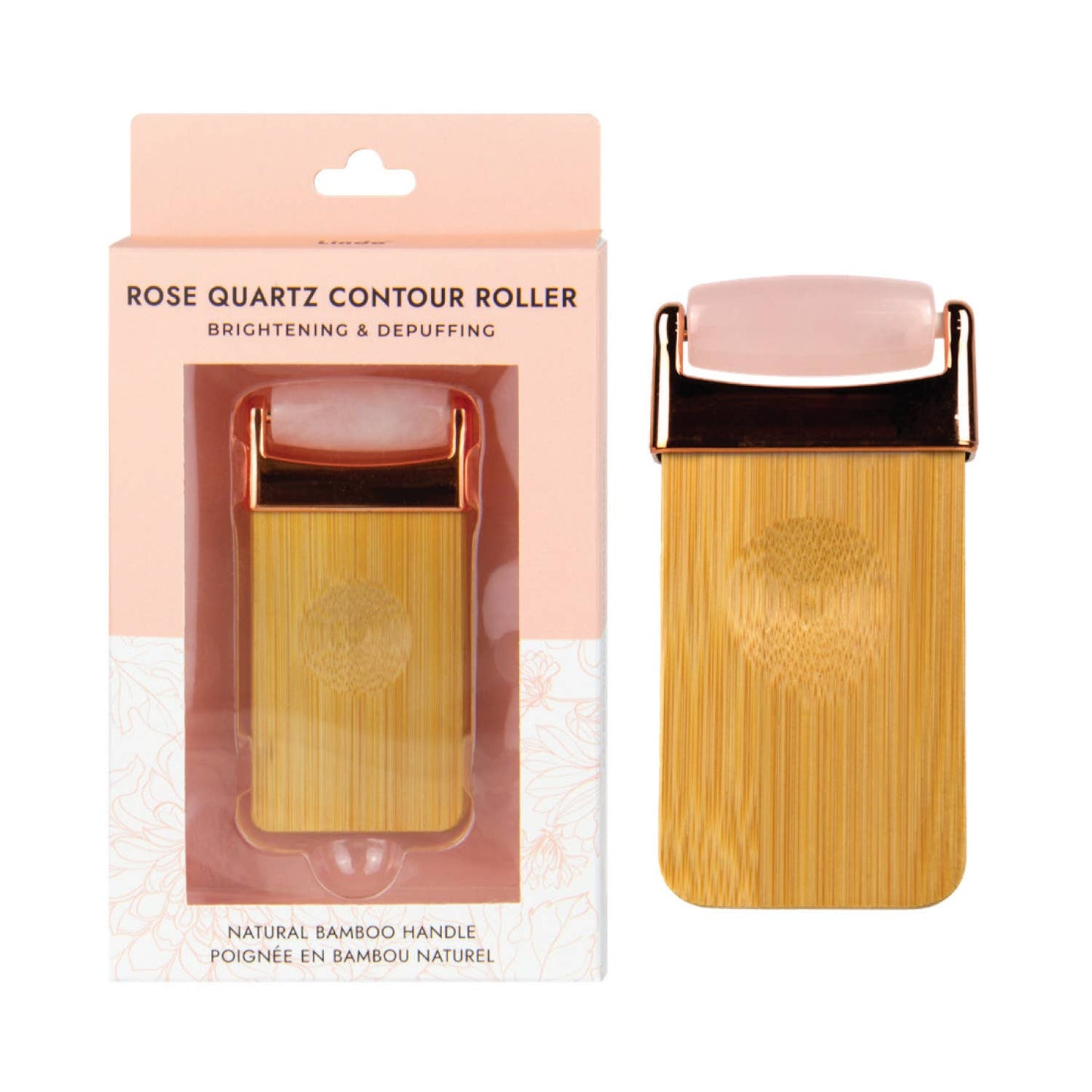 Lindo Rose Quartz Contour Roller