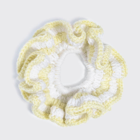 Crochet Scrunchie - Butter Yellow