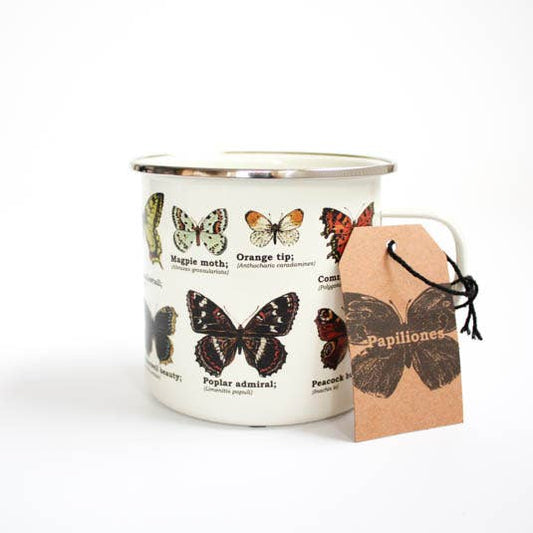 Enamel Mug - Butterflies
