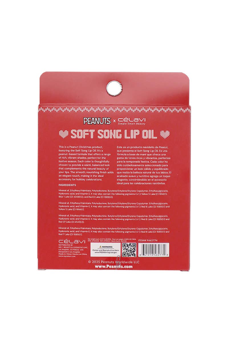 Peanuts Soft Song Lip Oil Set
