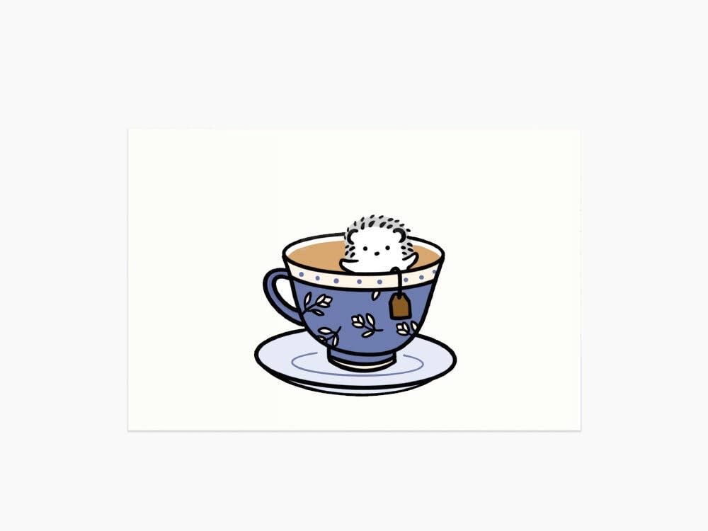 Teacup Postcard
