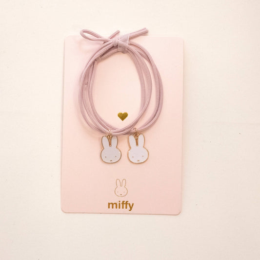 Friendship bracelet duo I Miffy hair elastics