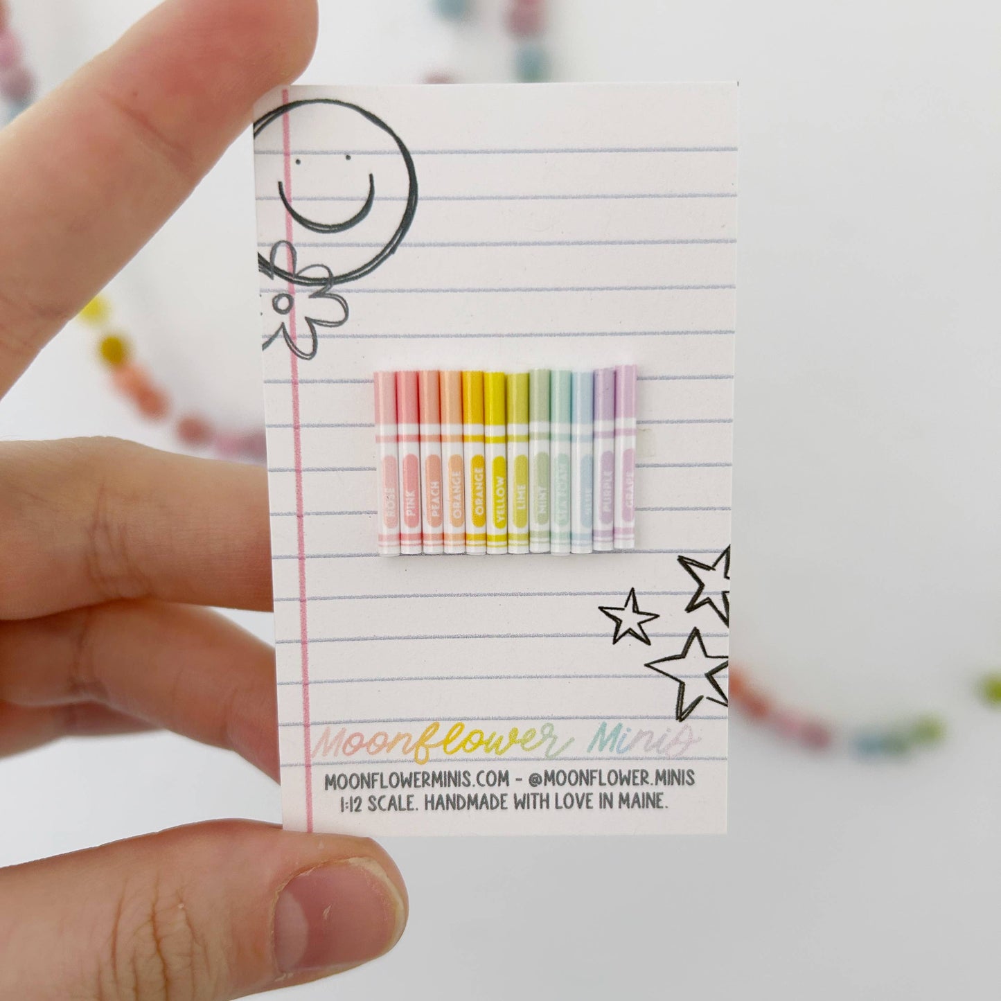 Miniature Fine Point Markers.