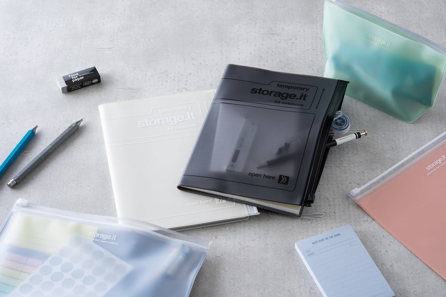 Vol.2 Eco-friendly refillable Notebook A5 / STORAGE.it
