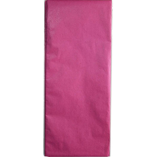 TISSUE PLAIN HOT PINK
