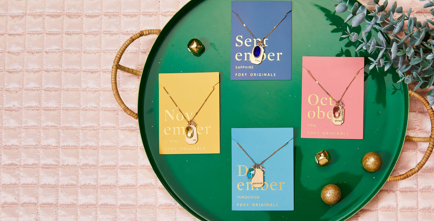 February Birthstone Necklace | Birthday Jewelry