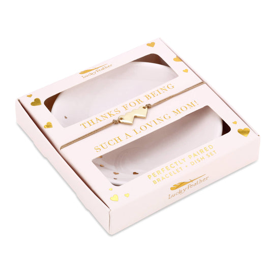 Bracelet + Dish Set - Bridal - MOTHER OF BRIDE