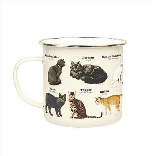 Enamel Mug - Cats - Front & Company: Gift Store