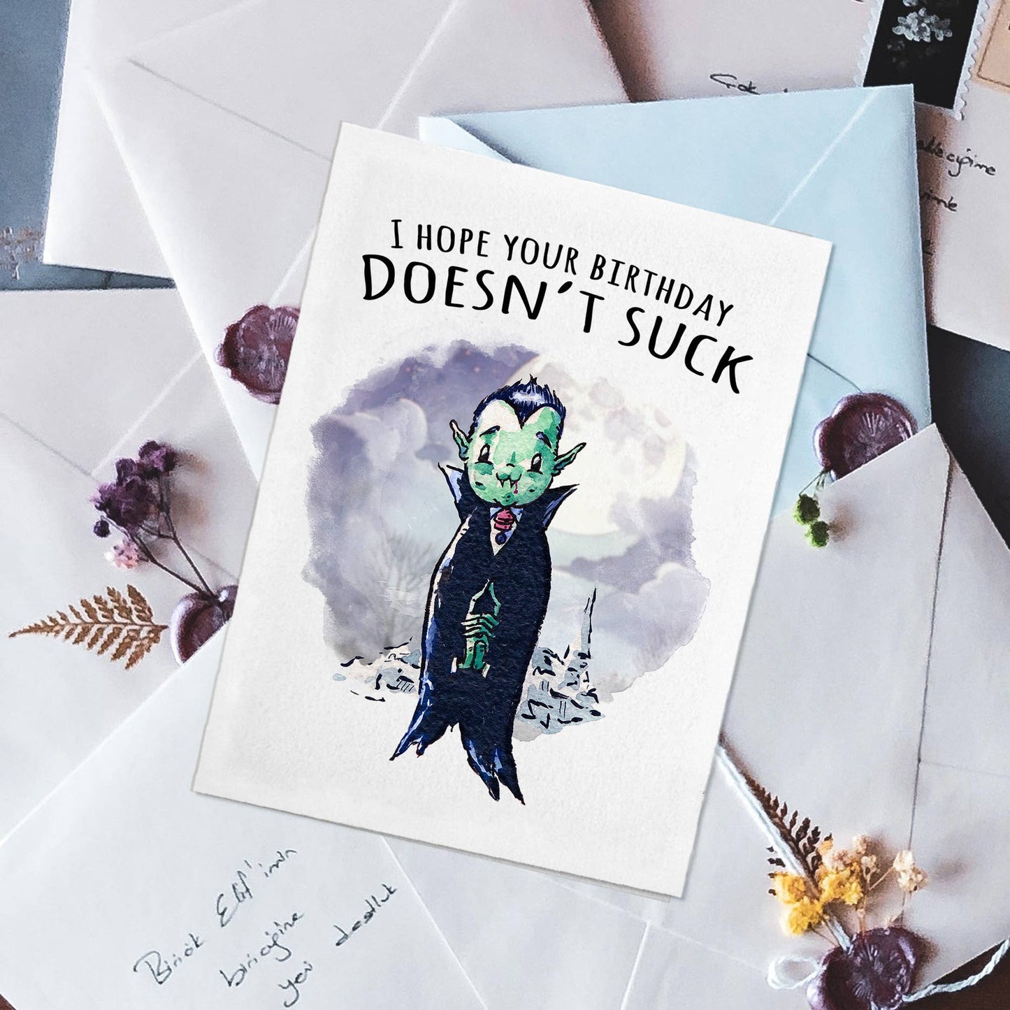 "Doesn't Suck" - Funny Twilight Vampire Birthday Card