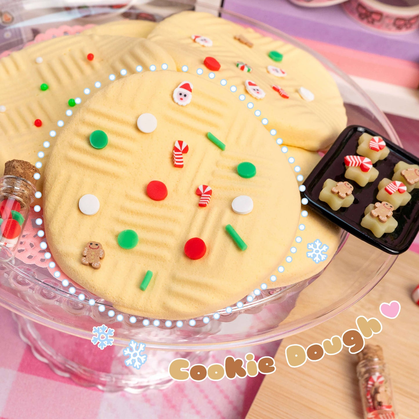 Mrs. Claus' Cookie Dough Clay-Dough Slime