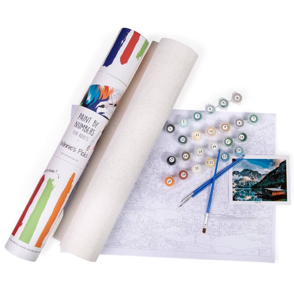 Wine and Lavender - DIY Paint by numbers kit