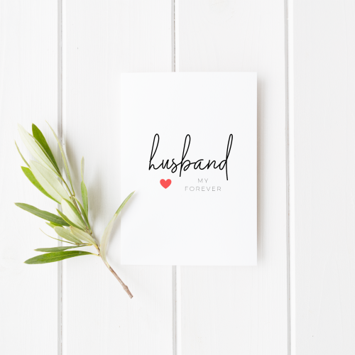 Husband, My Forever Card