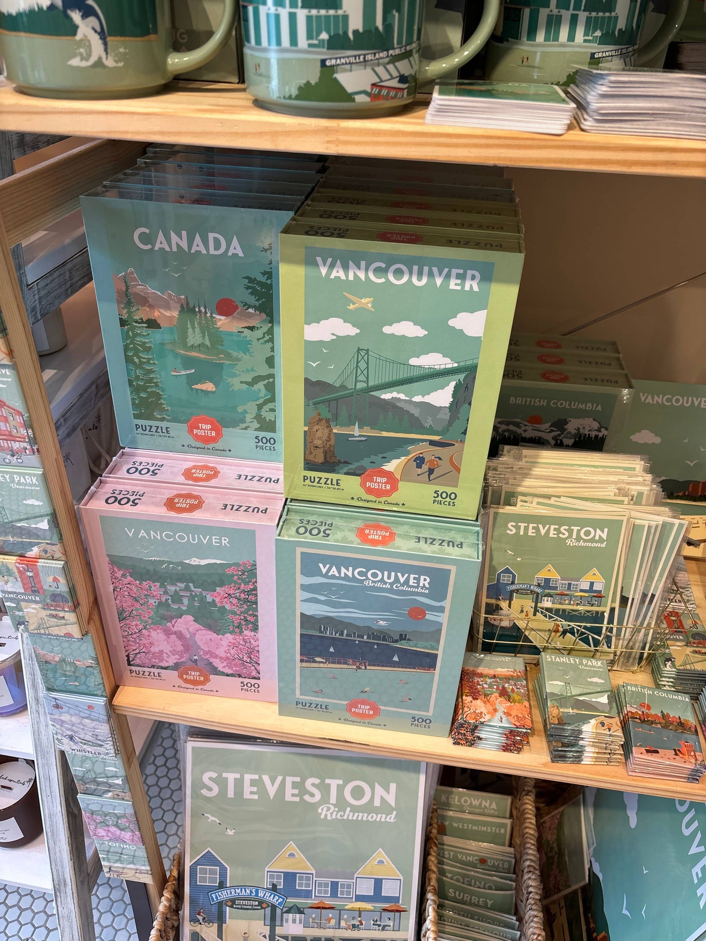 PUZZLES: VANCOUVER (2 DESIGNS) & TOFINO