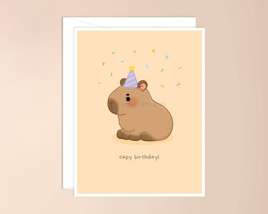 Capy Birthday Card