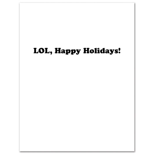 Cats Because the Holidays Suck Christmas Cards