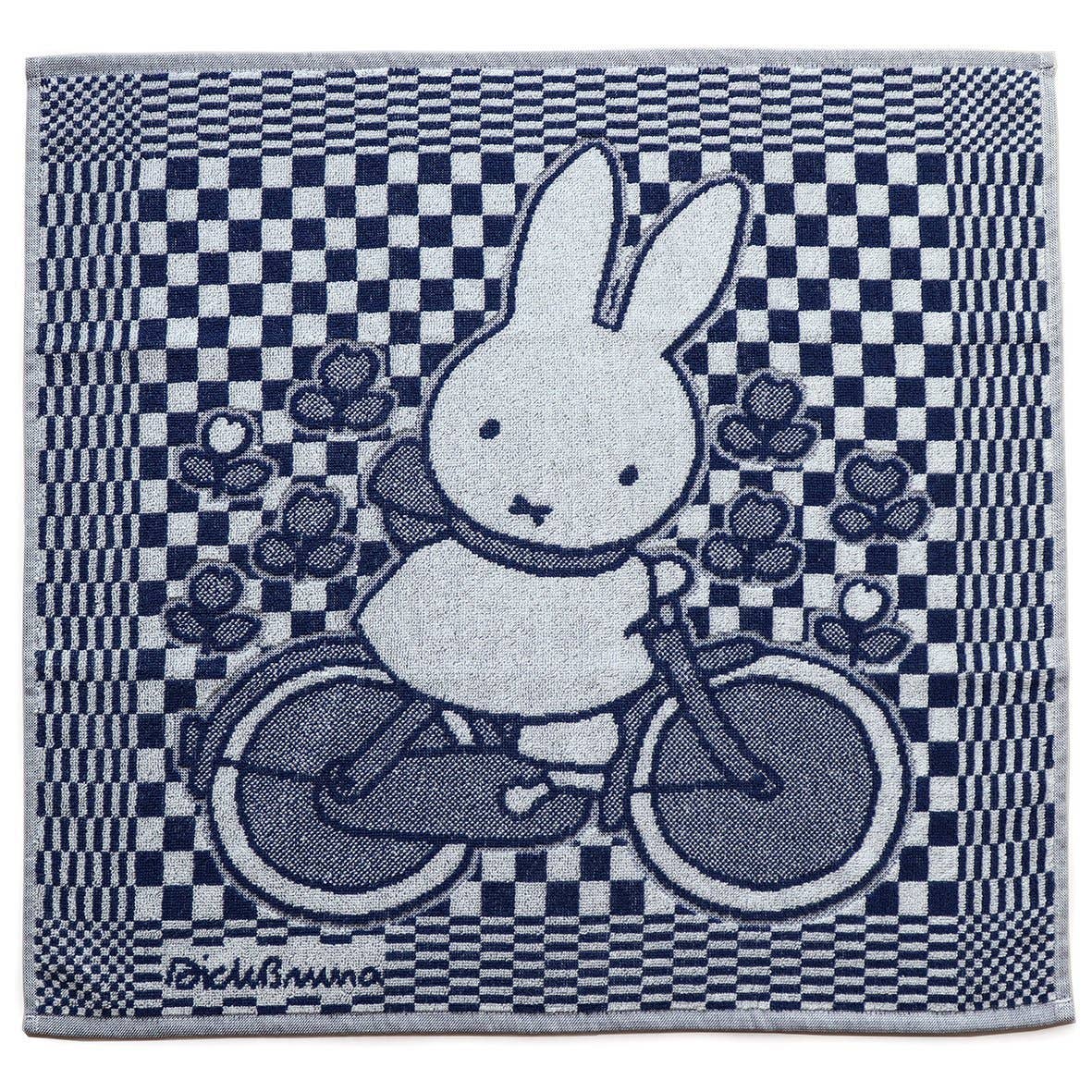 Dick Bruna kitchen towel | miffy on a bike