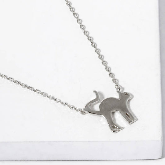 Meow Cat Pendant Necklace