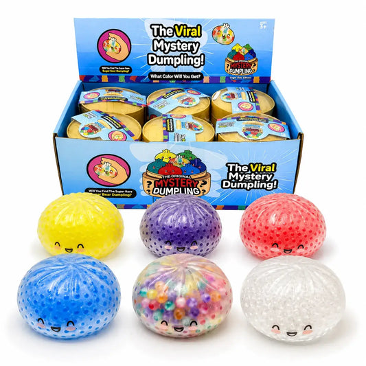 Mystery Dumpling Steamed Bun Squishy Toys Bead Filled