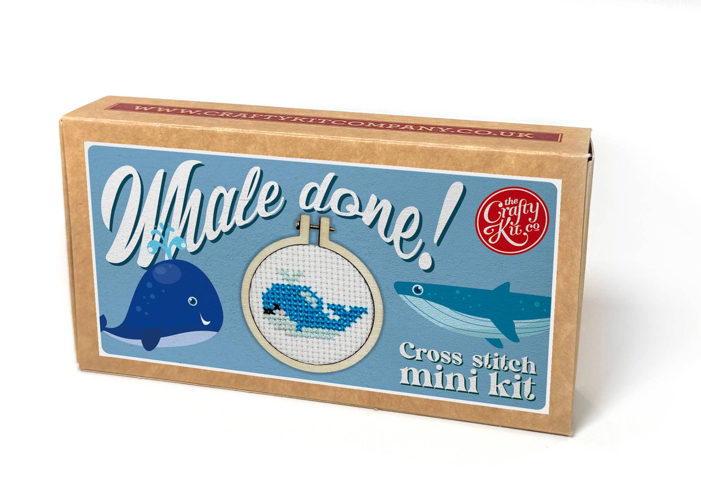 'Whale Done!' Mini Matchbox Cross Stitch Kit