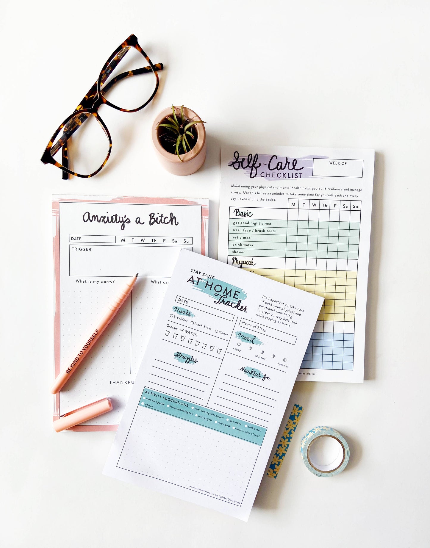 Notepad - Self Care Checklist