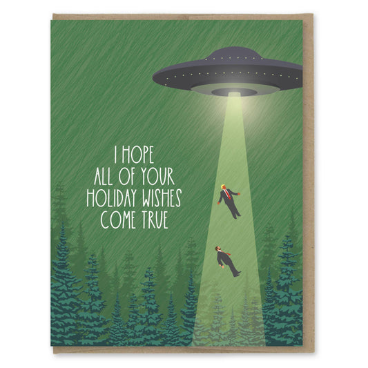 UFO Take Our Leaders Holiday Card - Box of 8