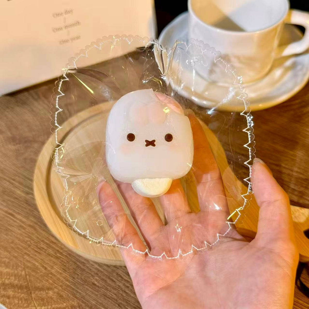 Miffy Ice Cream Plush Taba Squishy Toy Cute Kawaii Character Collectible Handmade Little Nine Studio Soft Clay Texture