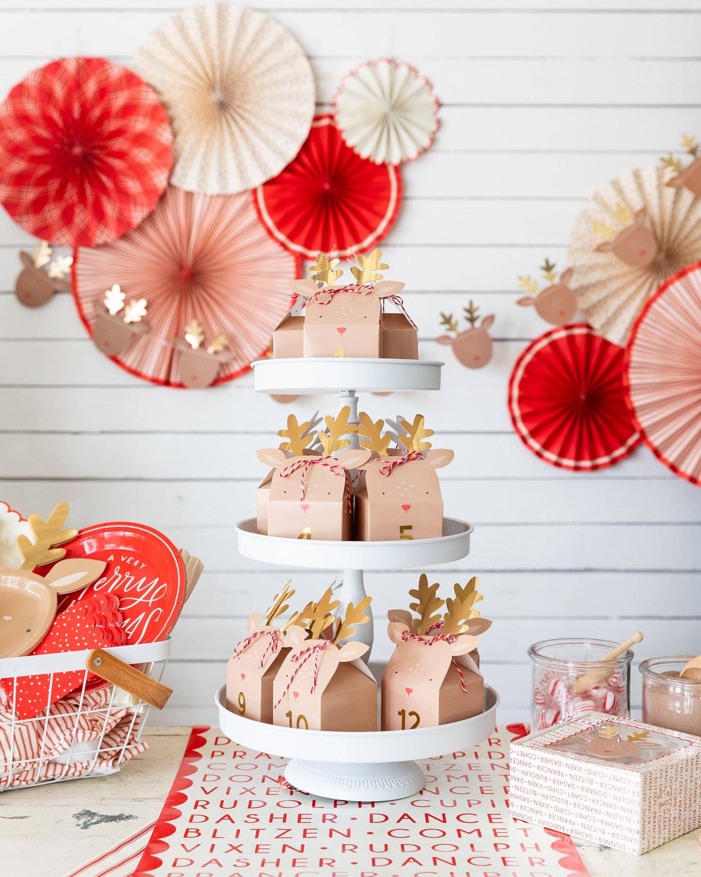 BEC912 - Dear Rudolph Reindeer Advent Boxes
